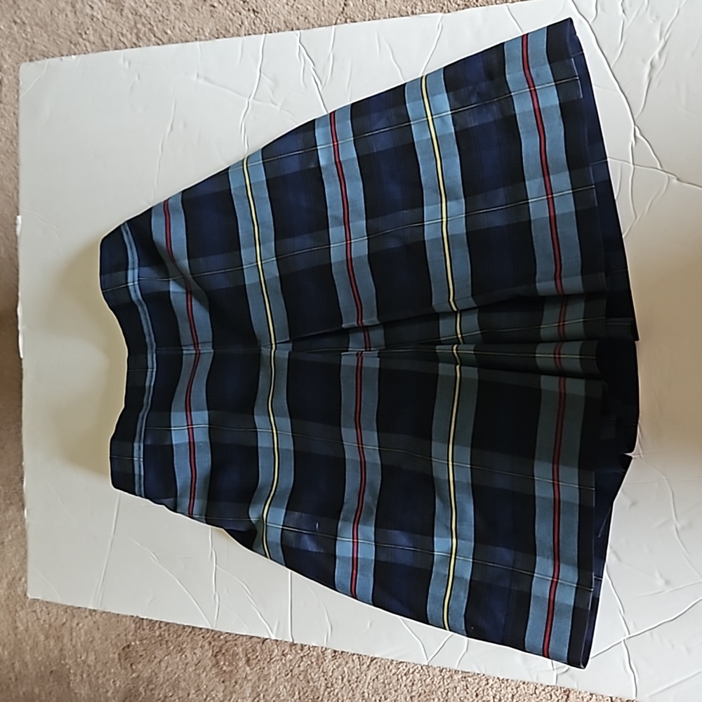 Girls Royal Park school uniform center pleat culotte plaid #41